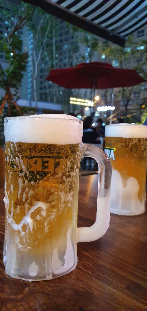 시원한 생맥주