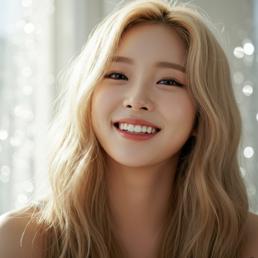 긴 머리 젊은 여성
