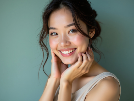 아름다운 아시아 여성